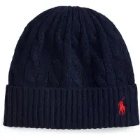 Ralph Lauren für Damen. 455981442008 Wollmütze mit Kaschmir marineblau (OSFA), Lässig, Cachemir