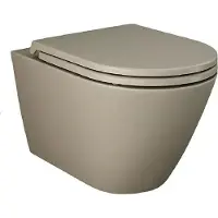 Rak Feeling WC RST23514A, spülrandlos wandhängend, cappuccino matt