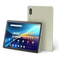 Acer Iconia V11-11-81BJ, 27,9 cm (11"), 1920 x 1200 Pixel, 256 GB, 6 GB, Android 14, Champagner, Grau