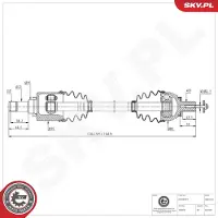 ESEN SKV Antriebswelle 40SKV212