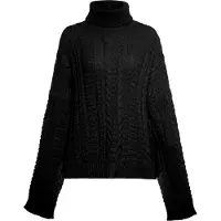 Mymo Pullover Damen schwarz