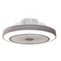 Ardes Deckenventilator mit Licht AR5PL50 Weiß 480x480x175mm 3200lm Kalt-/Warmweiß