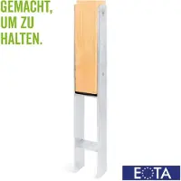 Alberts 10x H-Anker Pfostenträger Carport Pfostenschuh H-Träger verzinkt 800 mm