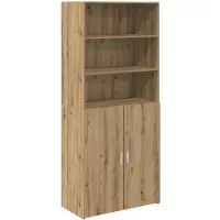 vidaXL Highboard Artisan-Eiche 80 x 42,5 x 185 cm Holzwerkstoff