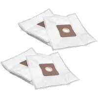 VHBW 10x Staubbeutel kompatibel mit Aldi Quigg 5390 Staubsauger - 30cm x 22cm Weiß