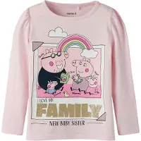 Name It Mini Peppa Wutz Oberteil Mit Langen Ärmeln