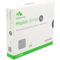Crosp Medical GmbH Mepilex Border Ag Schaumverb.7x7,5 Cm Steril 5 St