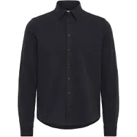 Casual Friday Langarmhemd "Langarmhemd CFArkan", Herren, Gr. XL, N-Gr, schwarz (schwarz beauty melange), Obermaterial: 100% Baumwolle CO., Hemden Langarmhemd