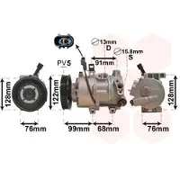 VAN WEZEL Kompressor, Klimaanlage 8200K296