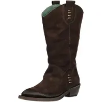 Felmini Stiefel aus echtem Leder, Modell JOANNA E269, mit Western-Design