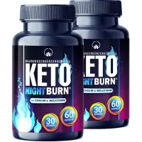 Saint Nutrition Keto Night Burn mit Melatonin | Ergänzung für Ihre Diät & Ziele beim Abnehmen 2 St Weichkapseln