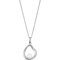 Orphelia 'Baptiste' Damenkette mit Anhänger aus 925er Sterlingsilber – Silber ZH-7507