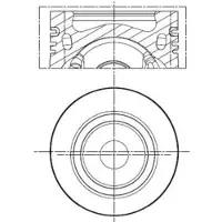 MAHLE ORIGINAL 028 PI 00141 001 Kolben für VW Golf VII Schrägheck (5G1, BQ1, BE1, BE2) Passat Variant (3G5, CB5) TIGUAN (5N) Golf VII Variant (BA5, BV5) SHARAN
