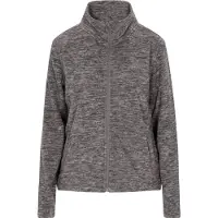 Dreimaster Fleecejacke Damen Grau Melange