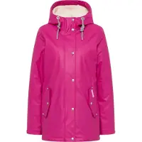 MO myMo Veste de pluie avec doublure en fourrure tissée keepsudry