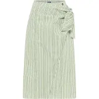 Dreimaster Wickelrock Damen Wollweiss Helloliv