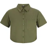 Dreimaster Bluse Damen Oliv