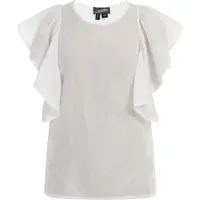 Dreimaster Blusenshirt Damen Wollweiss