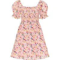 Mymo Sommerkleid Damen Rosa Mehrfarbig