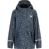 Schmuddelwedda Regenjacke Mädchen Blau Grau Schwarz Leo