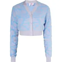Mymo Strickjacke Damen BLAU LAVENDEL