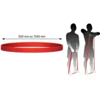 Tremblay Elastisches Widerstandsband 1 m x 32 mm x 4,5 mm