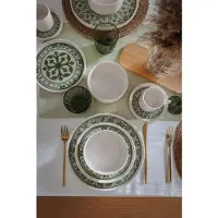 Keramika Geschirrset - Timeless Green Stackable - 20 teilig - 4 Personen - Steingut