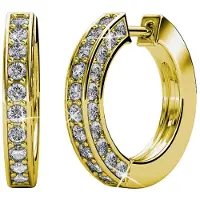 MYC Paris Perry Ohrringe - Gold und Kristall