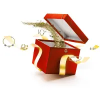 MYC Paris 24 Überraschungsjuwelen für den Adventskalender - Gold und Kristall