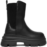 Buffalo Damen Elegante Stiefelette Dione Chelsea Mid 1270128 Schwarz