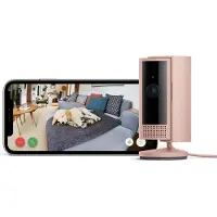 Ring Innenkamera 2. Gen. Überwachungskamera Rosa, 1080p HD, WLAN