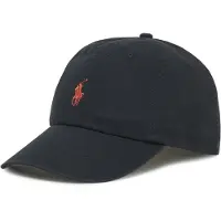 Ralph Lauren für Herren. 710548524012 Schwarze Baumwollkappe aus chinesischem Stoff (OSFA), Lässig, Baumwolle