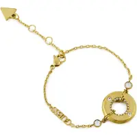 GUESS Armband Just JUBB03 113JW Gelb vergoldet