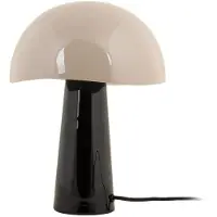 Leitmotiv - Tischleuchte Grato - Schwarz - Ø25cm Tischlampe - Nachttischlampe, Wohnzimmer, Schlafzimmer