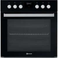Bauknecht HI5 EP8VS2 ES + CHR 3462 IN, Keramik, 4 Zone(n), Glaskeramik, Schwarz, Berührung, 59 cm
