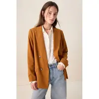 Sissy-Boy Blazer Mit Doppelter Knopfleiste - Braun | Größe: XL