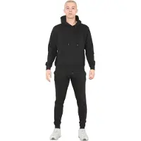 MYT Herren-Trainingsanzug mit Kapuze und Pullover in Schwarz