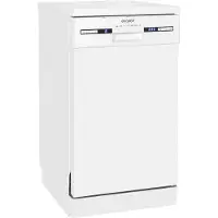 Exquisit Geschirrspüler GSP9309-030E weiss | Spülmaschine 45 cm | ECO-Modus | Maßgedecke: 9 | Standgerät