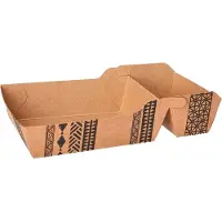 Conpax Pommes-Frites-Trays -geteilt "Maori" extra gross