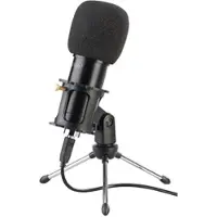 Auvisio Profi-USB-Kondensator-Mikrofon, High-Performance, Mini-Stativ
