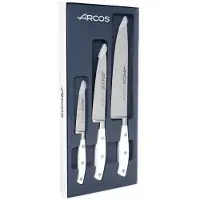 Arcos Set mit 3 Messern aus der Serie RIVIERA BLANC