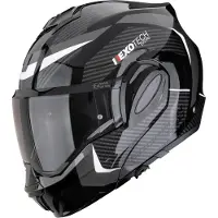 Scorpion Exo-Tech Evo Pro Acuti Klapphelm, schwarz/grau/weiß, L (58/59)