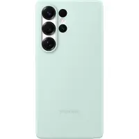 Samsung Original Galaxy S25 Ultra Hülle - Silikon - Backcover/Soft Case - Mintgrün