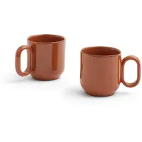 HAY Tasse Barro Natural Ø8 x H7,5 (Set von 2)