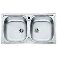 Mepamsa Lineal 78.43 Inox Doppelspüle