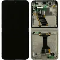 Samsung SM-F731B Galaxy Z Flip5 5G LCD+Touch+Front cover inner (Cream)