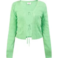 Mymo Strickjacke Damen hellgrün