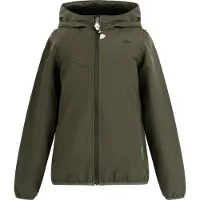 Schmuddelwedda Softshellblouson - recyceltes Material Mädchen Dunkeloliv