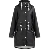 ICEBOUND Regenmantel Damen Schwarz