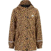 Schmuddelwedda Regenjacke Mädchen schwarz beige leo
